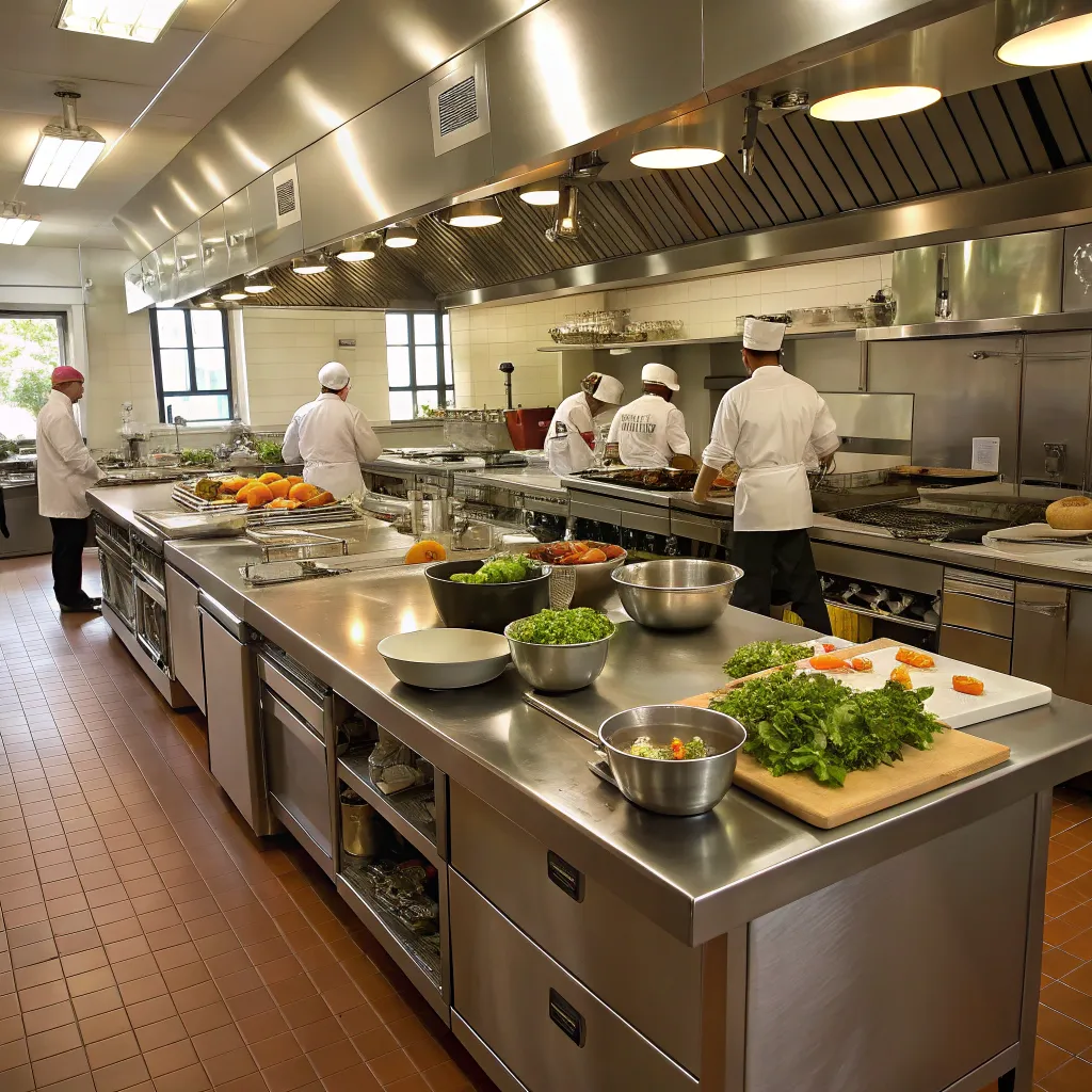 Culinary School Kitchen